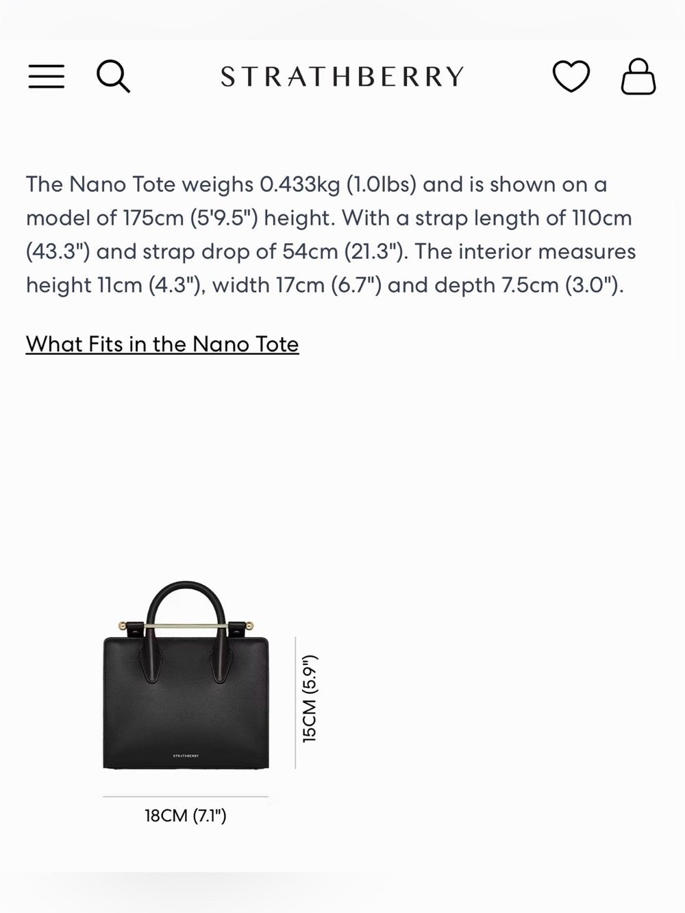 Strathberry Studded Nano Tote - Picture 8 of 8